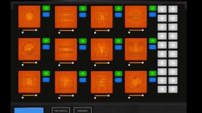 Emulate iPhone app Sound Loop Drum Pad using MyAndroid