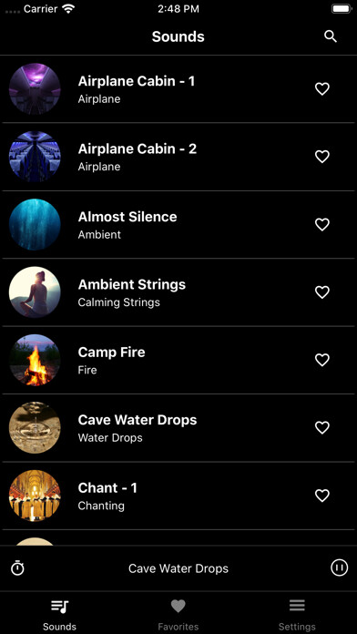 Emulate iPhone app Sound Machine Sleep Sounds using MyAndroid