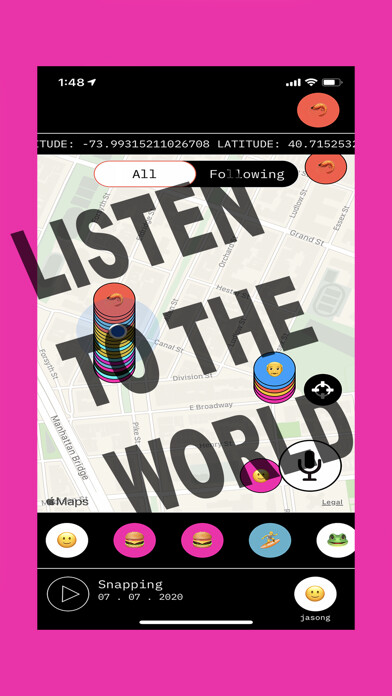 Emulate iPhone app SOUND MAP APP using MyAndroid Emulate iPhone app SOUND MAP APP using MyAndroid