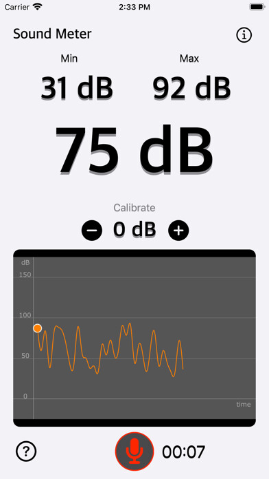 Emulate iPhone app Sound Meter Plus using MyAndroid Emulate iPhone app Sound Meter Plus using MyAndroid