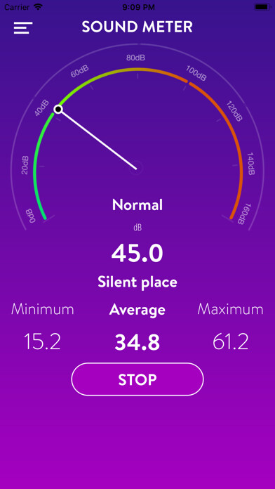 Emulate iPhone app Sound Meter Premium using MyAndroid Emulate iPhone app Sound Meter Premium using MyAndroid