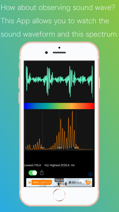 Emulate iPhone app Sound Oscilloscope using MyAndroid Emulate iPhone app Sound Oscilloscope using MyAndroid