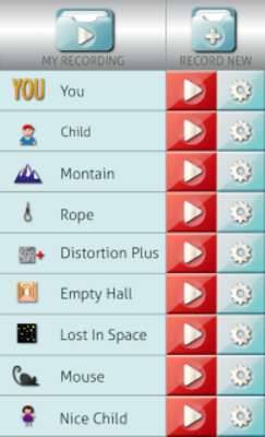 Emulate Android APK Sound Recorder with Effects