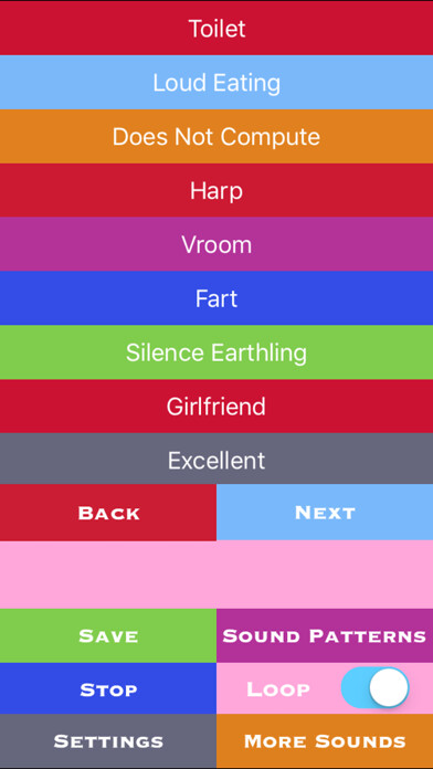 Emulate iPhone app Sounds Effect Loudest Button using MyAndroid