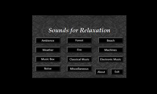 Emulate Android APK Sounds for Relaxation Emulate Android APK Sounds for Relaxation