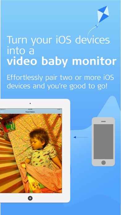 Emulate iPhone app Sound Sleeper: Wi-Fi Video Baby Monitor using MyAndroid