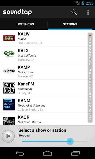 Run android online APK Soundtap College Radio from MyAndroid or emulate Soundtap College Radio using MyAndroid