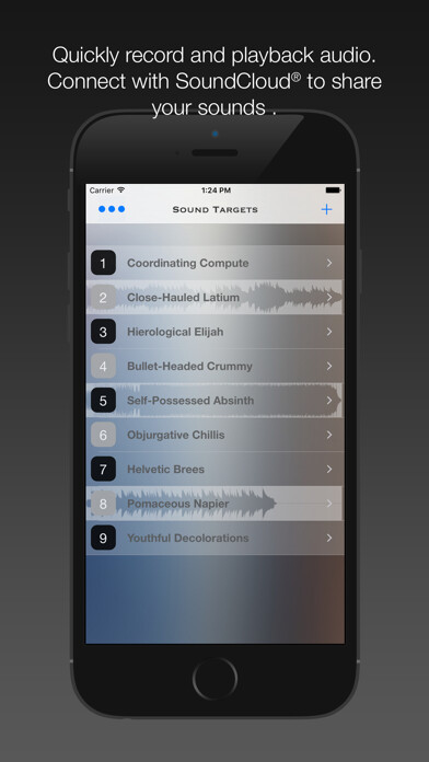 Emulate iPhone app Sound Targets using MyAndroid