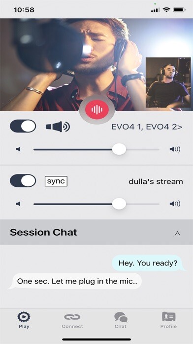 Emulate iPhone app Soundwhale using MyAndroid