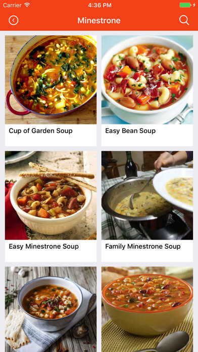 Emulate iPhone app Soup Recipes, Stew Recipes: Food recipes, cookbook using MyAndroid Emulate iPhone app Soup Recipes, Stew Recipes: Food recipes, cookbook using MyAndroid
