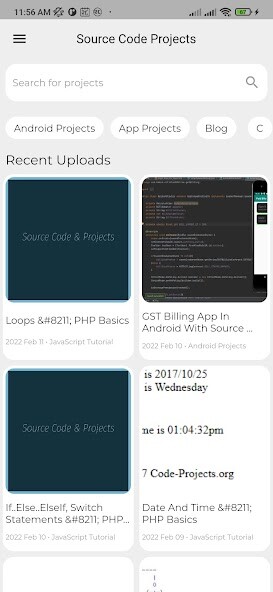 Run android online APK Source Code Projects from MyAndroid or emulate Source Code Projects using MyAndroid