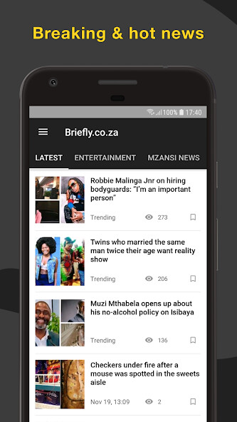 Run android online APK South Africa News BRIEFLY: Latest Mzansi SA News from MyAndroid or emulate South Africa News BRIEFLY: Latest Mzansi SA News using MyAndroid Run android online APK South Africa News BRIEFLY: Latest Mzansi SA News from MyAndroid or emulate South Africa News BRIEFLY: Latest Mzansi SA News using MyAndroid
