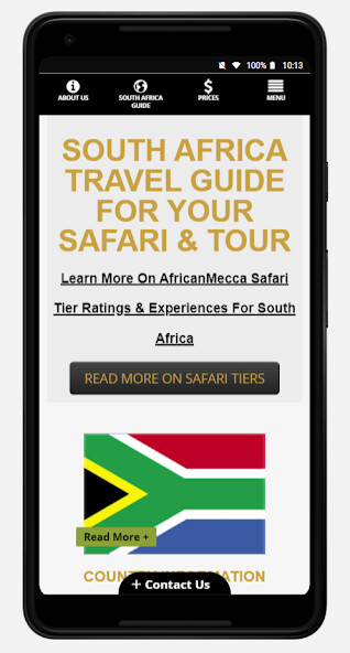 Emulate Android APK South Africa Safari Tour Guide