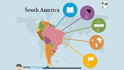 Emulate iPhone app South America Geography using MyAndroid