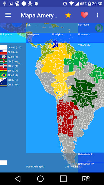 Run android online APK South America Map from MyAndroid or emulate South America Map using MyAndroid Run android online APK South America Map from MyAndroid or emulate South America Map using MyAndroid