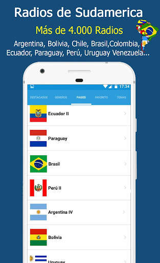Run android online APK South America Radios - Radio Online from MyAndroid or emulate South America Radios - Radio Online using MyAndroid