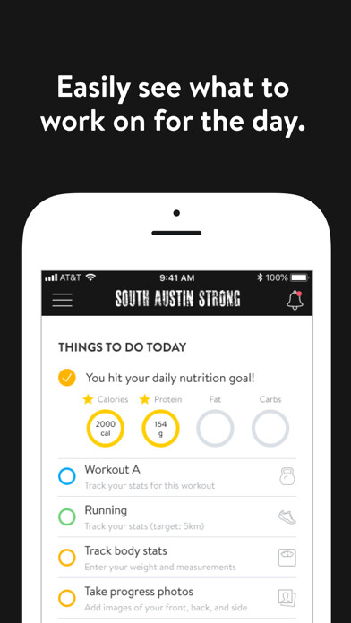 Emulate iPhone app South Austin Gym Online using MyAndroid