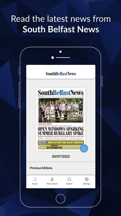 Emulate iPhone app South Belfast News using MyAndroid Emulate iPhone app South Belfast News using MyAndroid