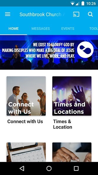 Emulate iPhone app Southbrook Church App using MyAndroid Emulate iPhone app Southbrook Church App using MyAndroid