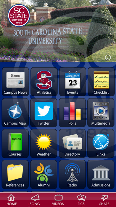Emulate iPhone app South Carolina State University using MyAndroid Emulate iPhone app South Carolina State University using MyAndroid