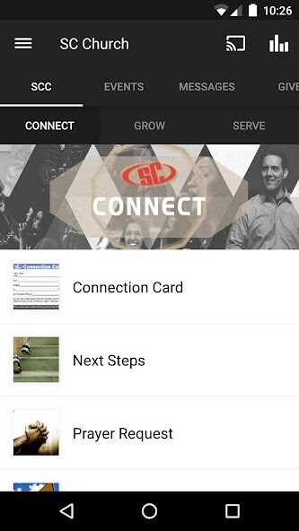 Emulate iPhone app South County Church using MyAndroid Emulate iPhone app South County Church using MyAndroid
