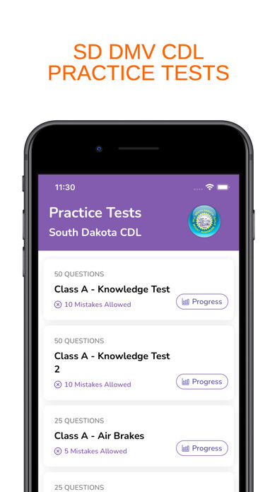 Emulate iPhone app South Dakota CDL Practice Test using MyAndroid Emulate iPhone app South Dakota CDL Practice Test using MyAndroid