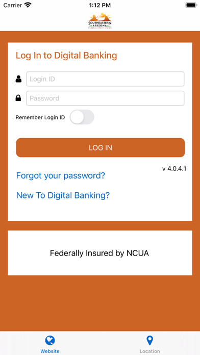 Emulate iPhone app Southeastern Arizona FCU using MyAndroid Emulate iPhone app Southeastern Arizona FCU using MyAndroid