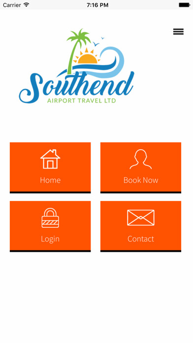Emulate iPhone app Southend Airport Travel using MyAndroid