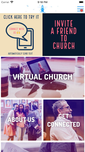 Emulate iPhone app Southern CT Church of Christ using MyAndroid