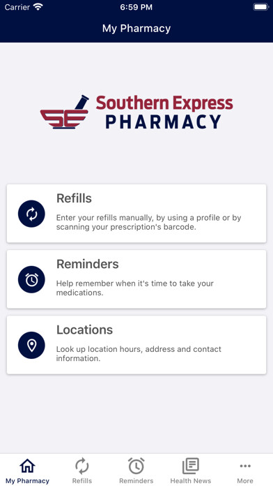 Run android online APK Southern Express Pharmacy from MyAndroid or emulate Southern Express Pharmacy using MyAndroid