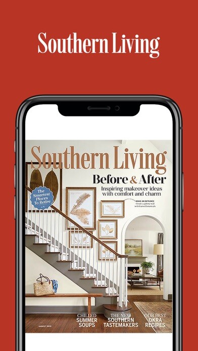 Emulate iPhone app Southern Living Magazine using MyAndroid