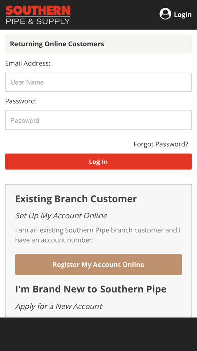 Emulate iPhone app Southern Pipe and Supply using MyAndroid Emulate iPhone app Southern Pipe and Supply using MyAndroid