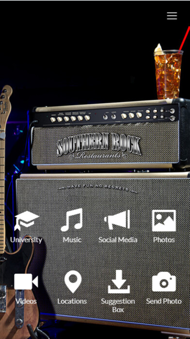 Emulate iPhone app Southern Rock Restaurants using MyAndroid Emulate iPhone app Southern Rock Restaurants using MyAndroid