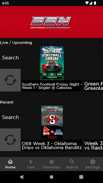 Run android online APK Southern Sports Network from MyAndroid or emulate Southern Sports Network using MyAndroid Run android online APK Southern Sports Network from MyAndroid or emulate Southern Sports Network using MyAndroid