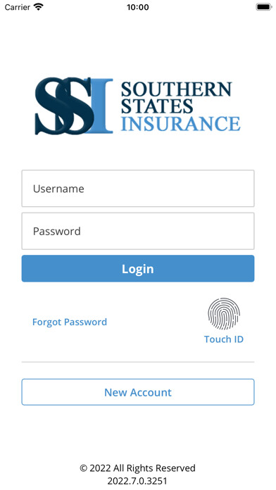 Emulate iPhone app Southern States Insurance using MyAndroid