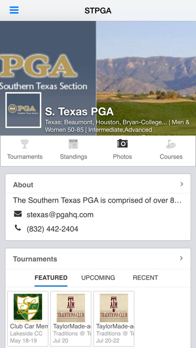 Emulate iPhone app Southern Texas PGA using MyAndroid Emulate iPhone app Southern Texas PGA using MyAndroid