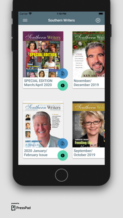 Emulate iPhone app Southern Writers using MyAndroid Emulate iPhone app Southern Writers using MyAndroid