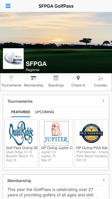 Emulate iPhone app South Florida PGA GolfPass using MyAndroid Emulate iPhone app South Florida PGA GolfPass using MyAndroid