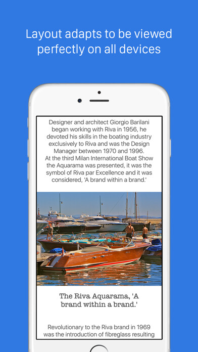 Emulate iPhone app South of France Magazine using MyAndroid