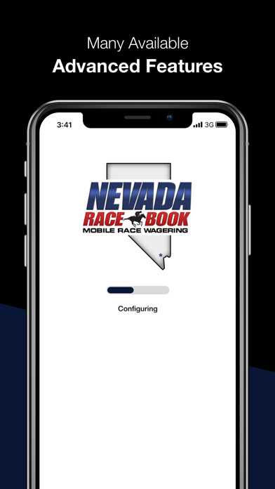 Emulate iPhone app South Point Race Book using MyAndroid