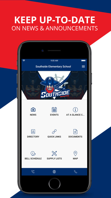 Emulate iPhone app Southside Elementary School using MyAndroid Emulate iPhone app Southside Elementary School using MyAndroid