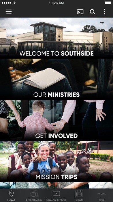 Emulate iPhone app Southside Warner Robins using MyAndroid Emulate iPhone app Southside Warner Robins using MyAndroid