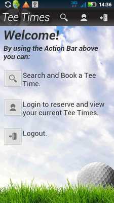 Emulate Android APK South Suburban Tee Times