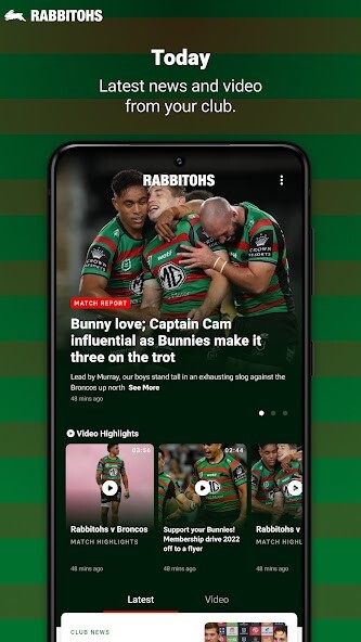 Run android online APK South Sydney Rabbitohs from MyAndroid or emulate South Sydney Rabbitohs using MyAndroid