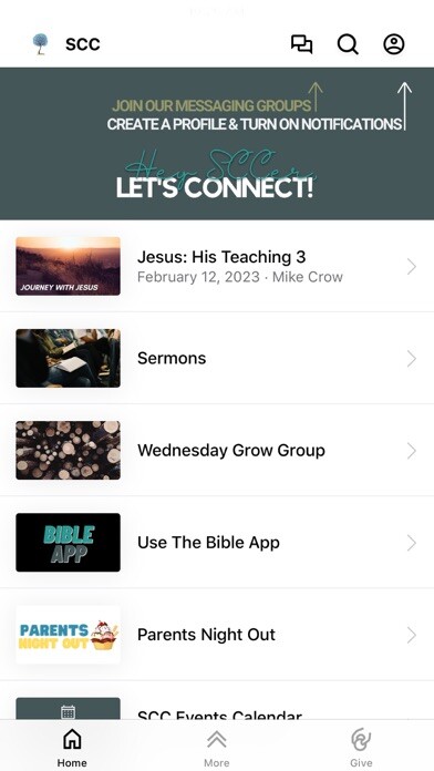 Emulate iPhone app Southwestern Church using MyAndroid