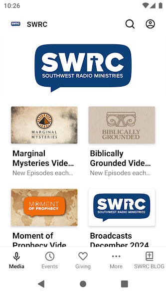 Emulate iPhone app Southwest Radio Church using MyAndroid Emulate iPhone app Southwest Radio Church using MyAndroid