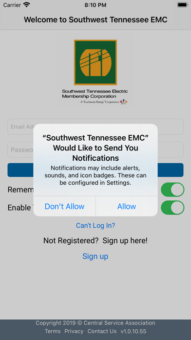 Emulate iPhone app Southwest Tennessee EMC using MyAndroid