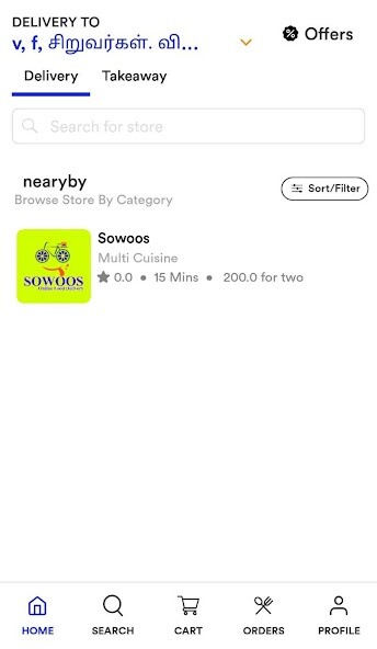 Run android online APK Sowoos:Online Delivery App from MyAndroid or emulate Sowoos:Online Delivery App using MyAndroid