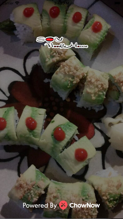 Emulate iPhone app Soy Noodle House using MyAndroid
