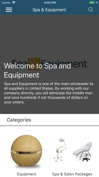 Emulate iPhone app Spa and Equipment using MyAndroid Emulate iPhone app Spa and Equipment using MyAndroid